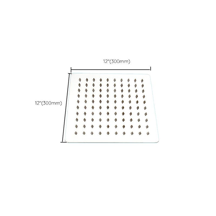 Lisslune | Large Shower Head 304 Stainless Steel Standard Spray Pattern Fixed Shower Head