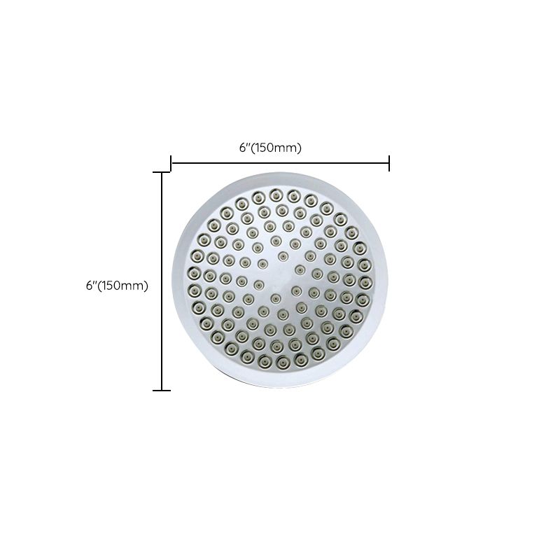 Lisslune | Contemporary round fixed wall shower head Silver shower head