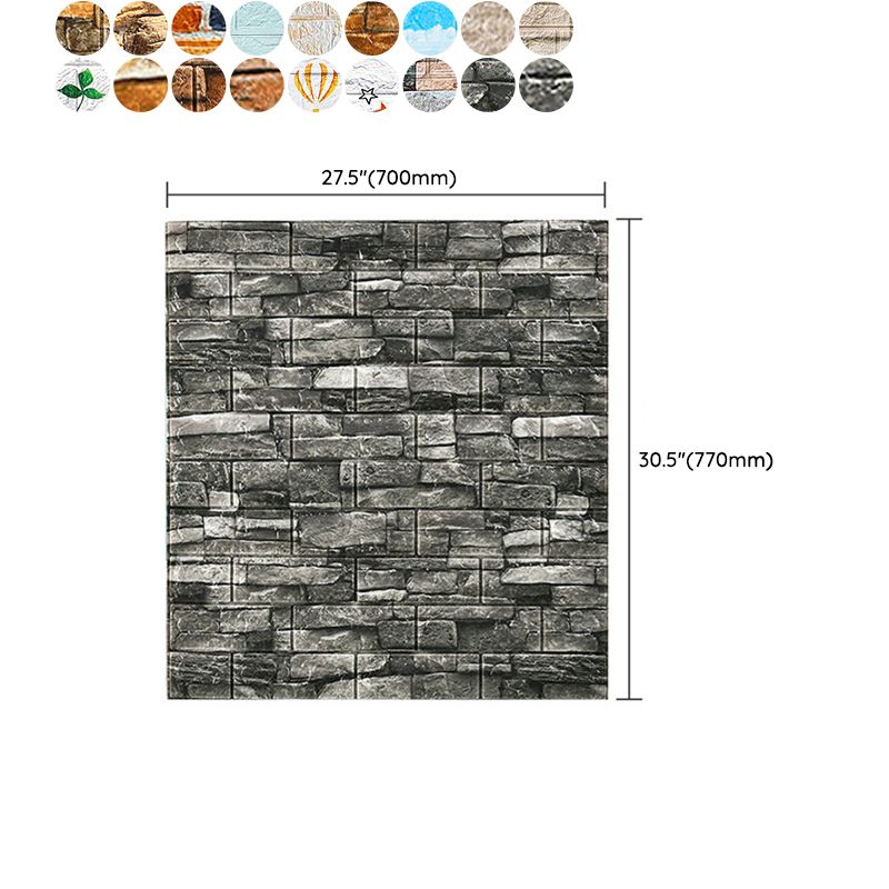 Lisslune | PVC Wall Cladding Smooth Wall Interior 3D Living Room Panels Set of 2