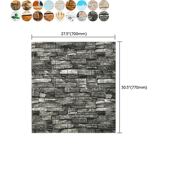 Lisslune | PVC Wall Cladding Smooth Wall Interior 3D Living Room Panels Set of 2