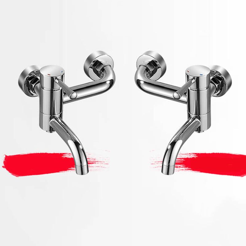 Lisslune | Popular Bathtub Faucet Swivel Spout Wall Mounted Bathtub Filler Trim