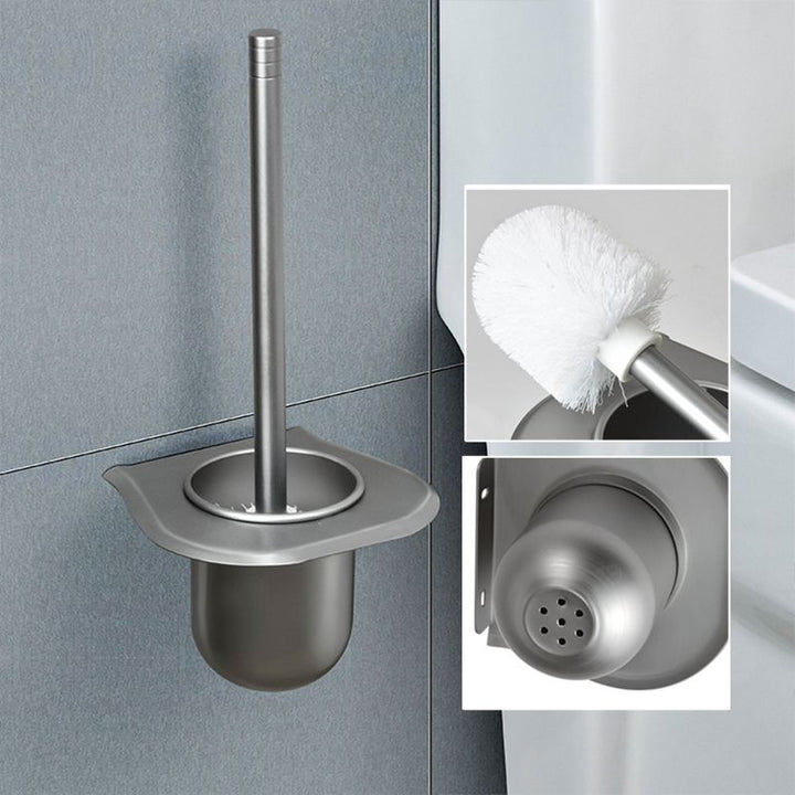 Lisslune | Contemporary Metal 5-piece Bathroom Accessories Set with Bath Shelf