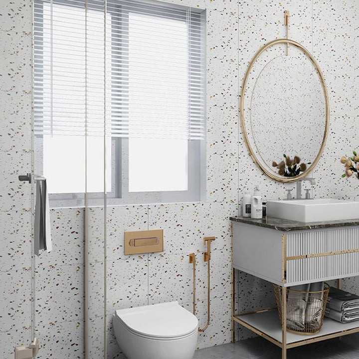 Lisslune | Modern single plate peel and stick waterproof back wall tile for the bathroom
