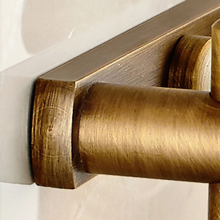 Lisslune | Traditional Bathroom Accessory Set Gold Paper Holder Bathroom Set