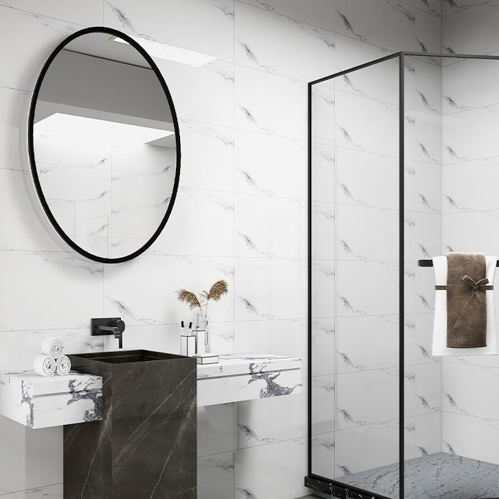 Lisslune | Modern splash guard wall covering waterproof removable and adhesive mosaic tile for the bathroom