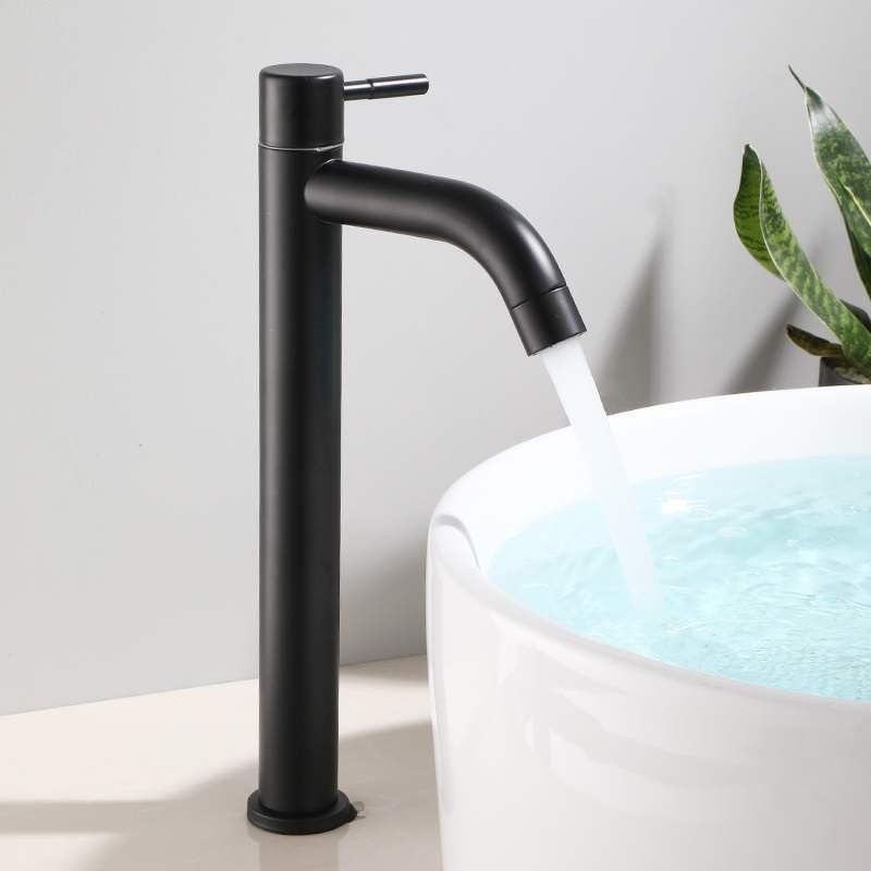Lisslune | Industrial Vessel Fitting Stainless Steel Lever Handle Basin Mixer