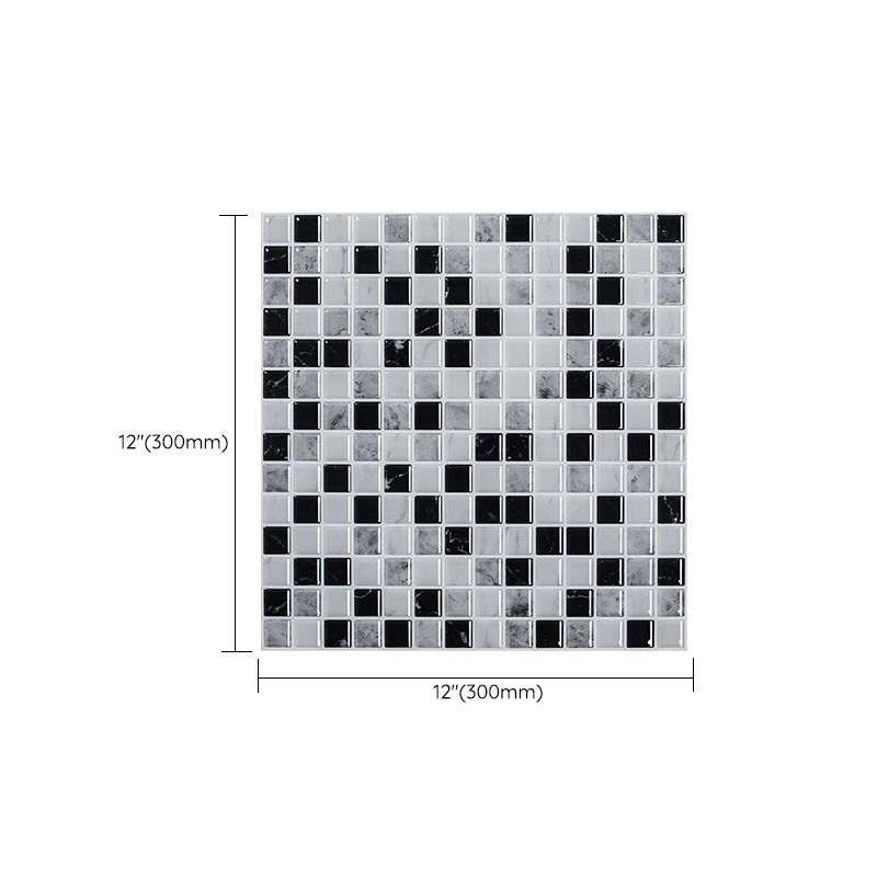 Lisslune | Square Peel & Stick Tile Stone Composite Subway Tile for Backsplash Wall