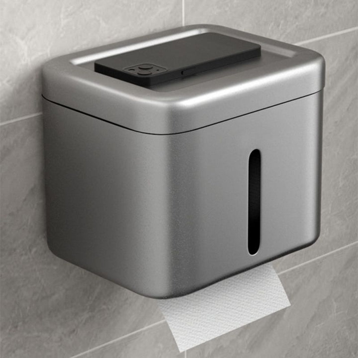 Lisslune | Modern gray bathroom hardware set towel bar paper holder bathroom accessory set