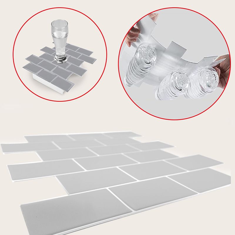 Lisslune | Subway Tile Wallpaper Plastic Waterproof Removable & Stick Subway Tile