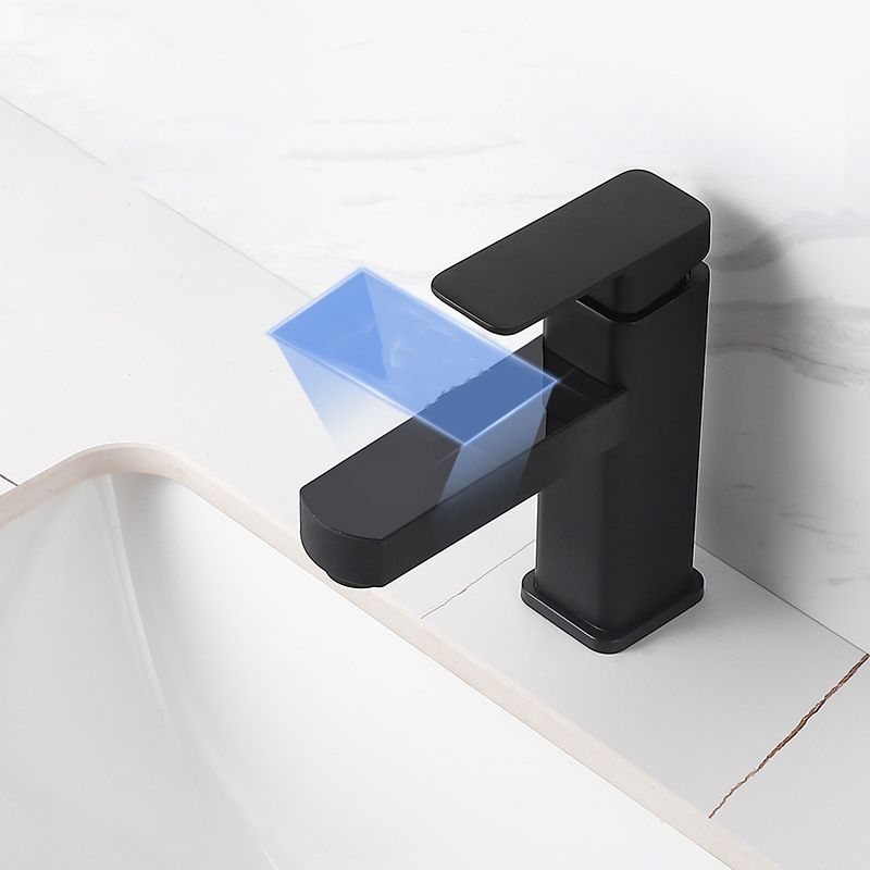 Lisslune | Contemporary sink faucet Digital display Monochrome Low arch basin Bathroom sink