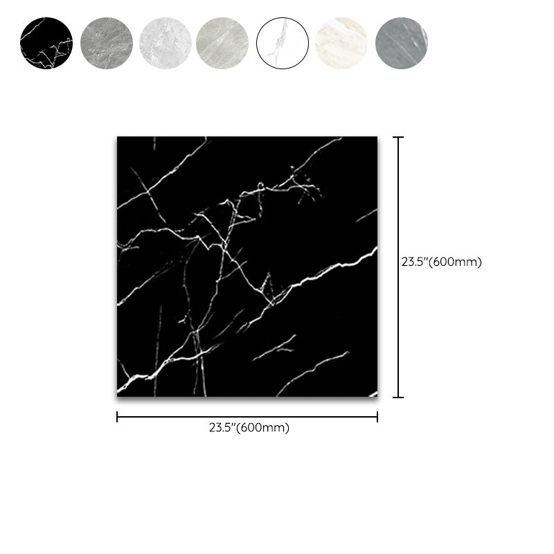 Lisslune | Modern Peel-and-Stick Tiles PVC Wallpaper for Floor and Wall