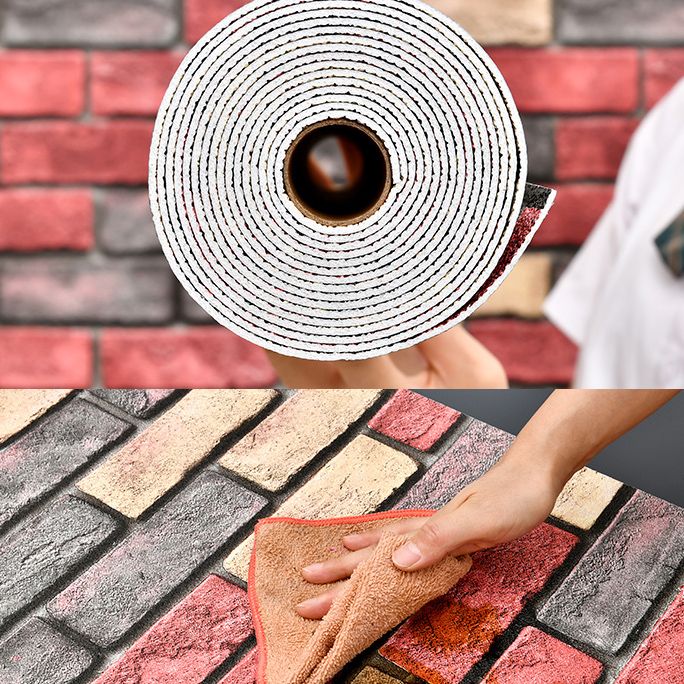 Lisslune | Industrial Wall Plank Brick Pattern Bathroom and Living Room Wall Panels