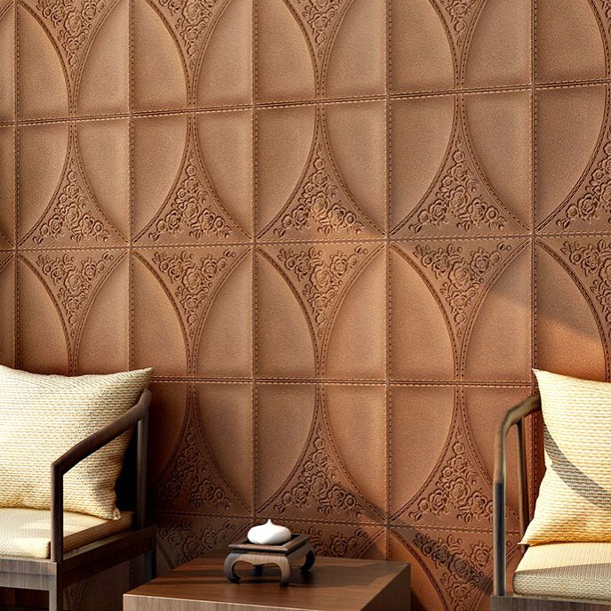 Lisslune | Contemporary Wall Plank 3D Brick Wall Panels Waterproof Set of 10