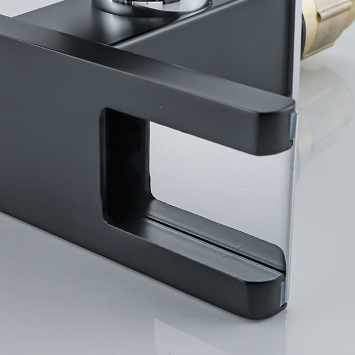 Lisslune | Waterfall Basin Mixer Tap Square Lever Handle with LED Three-Color Light