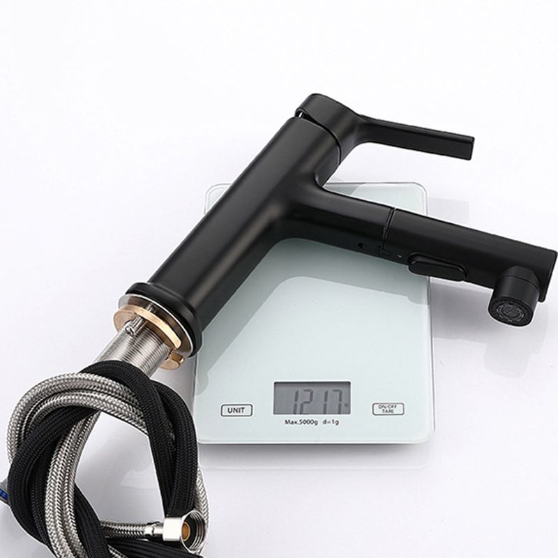 Lisslune | Round Vessel Sink Bathroom Faucet Simple Style Faucet with Brass Material