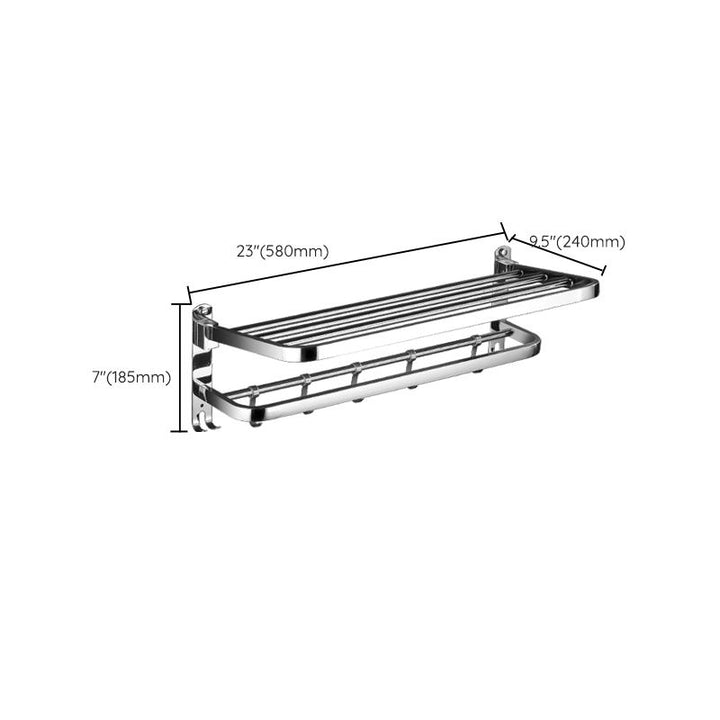 Lisslune | Modern Bathroom Set Stainless Steel Bathroom Shelf Bathroom Accessory Set