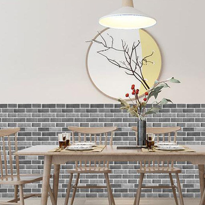 Lisslune | Industrial Wall Panel 3D Brick Bathroom Living Room Wall Panels Set of 5