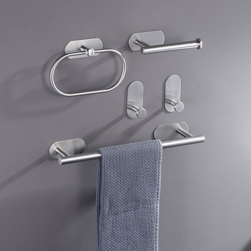 Lisslune | Metal Bathroom Set 4-piece Modern Style Bathroom Fixture Set
