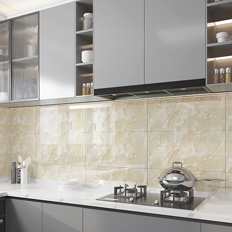 Lisslune | Modern Peel and Stick Tile PVC Rectangular 10 Pack Peel & Stick Field Tile for the Kitchen