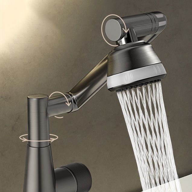 Lisslune | Knob Handle Widespread Bathroom Faucet Industrial Sink Faucet