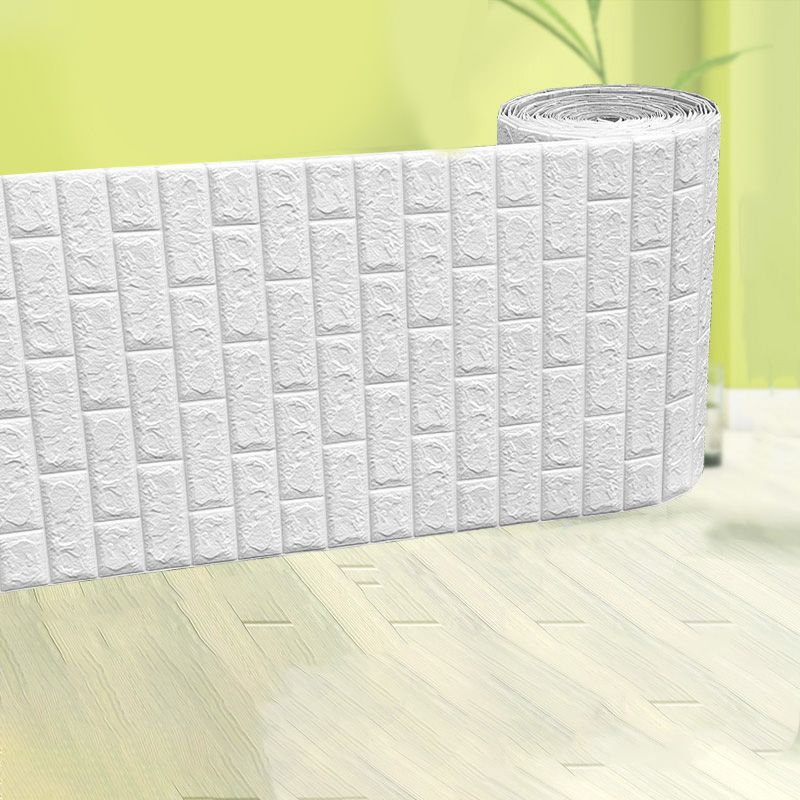 Lisslune | Modern Pearl Wainscoting Waterproof PVC Wall Access Panel Peel and Stick Wall Tile