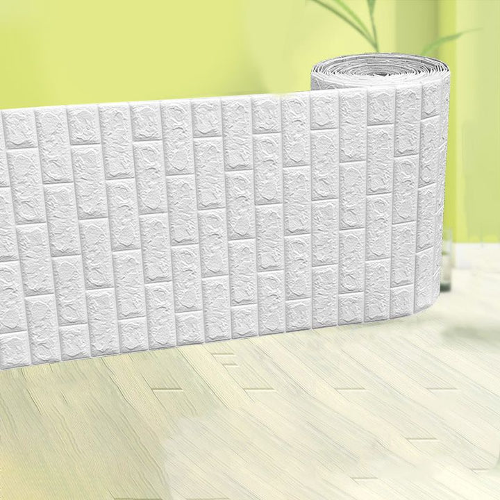 Lisslune | Modern Pearl Wainscoting Waterproof PVC Wall Access Panel Peel and Stick Wall Tile