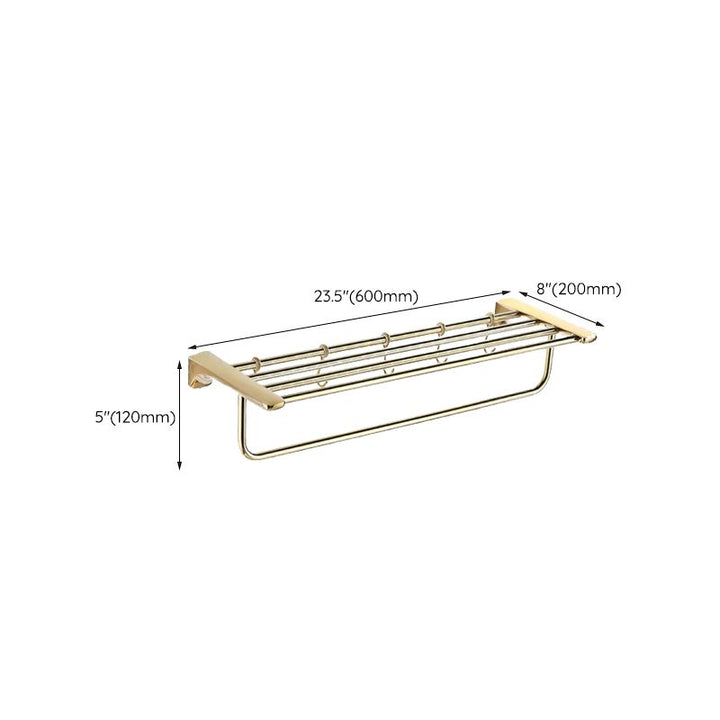 Lisslune | Traditional Bathroom Faucets Gold Bath Shelf Bathroom Accessory Set