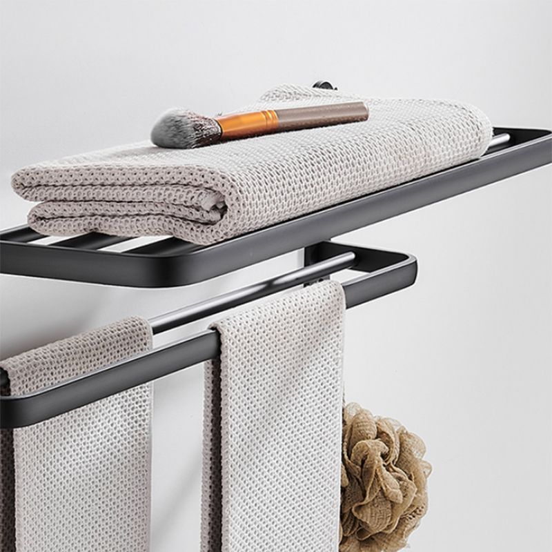 Lisslune | Modern Bathroom Accessories Set Black Towel Bar Paper Holder Bathroom Accessories Kit