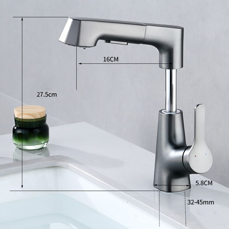 Lisslune | Modern Faucet Solid Copper Centerset Bathroom Faucet