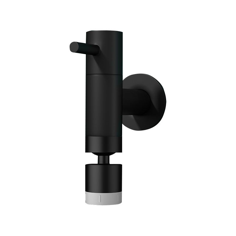 Lisslune | Contemporary Wall-Mounted Bathroom Faucet One Hole Solid Brass Round Faucet