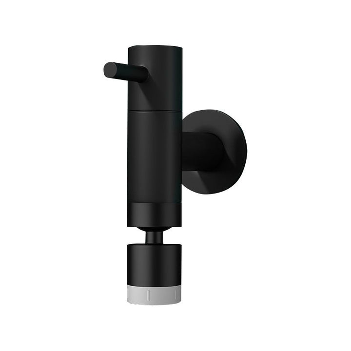 Lisslune | Contemporary Wall-Mounted Bathroom Faucet One Hole Solid Brass Round Faucet