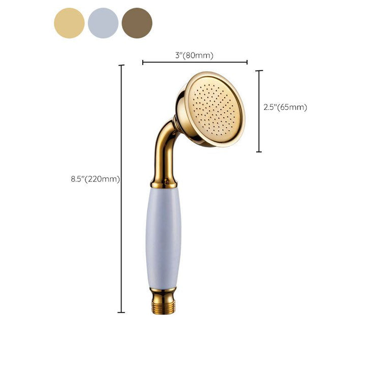 Lisslune | All-Copper Single-Function Handheld Showerhead European Style Antique Rain Showerhead