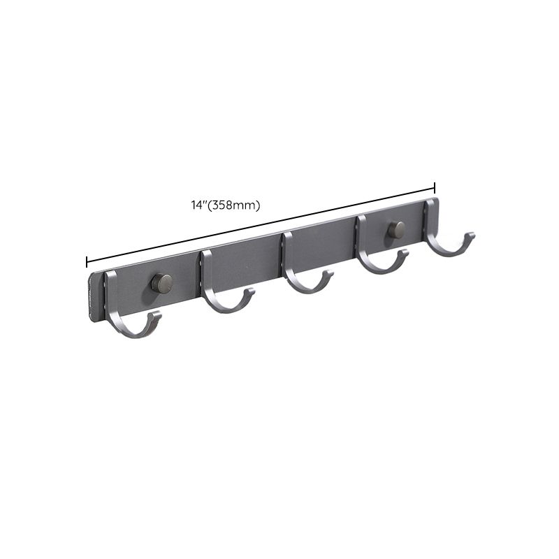 Lisslune | Modern Bathroom Fixture Set Towel Bar Gray Bathroom Shelf Bathroom Set