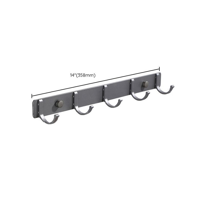 Lisslune | Modern Bathroom Fixture Set Towel Bar Gray Bathroom Shelf Bathroom Set