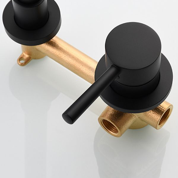 Lisslune | Single Hole Wall Mounted Bathroom Faucet Swivel Spout Sink Faucet