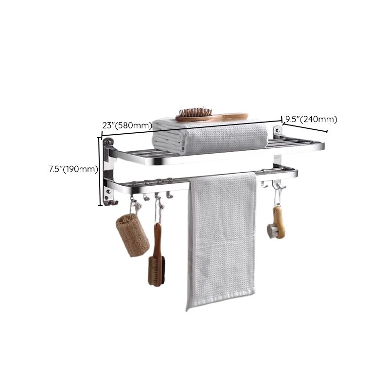 Lisslune | Modern Stainless Steel Bathroom Set Paper Holder Bathroom Shelf Bathroom Accessories