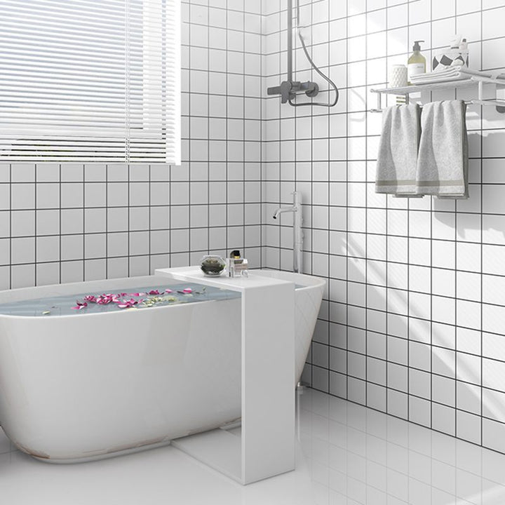 Lisslune | Modern Mosaic Tile Waterproof Smooth Peel and Stick Backsplash Tile for the Bathroom