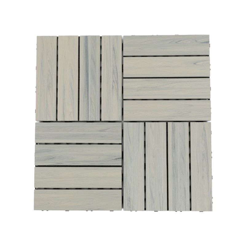 Lisslune | Square Click Paver Tiles Striped Pattern Tiles