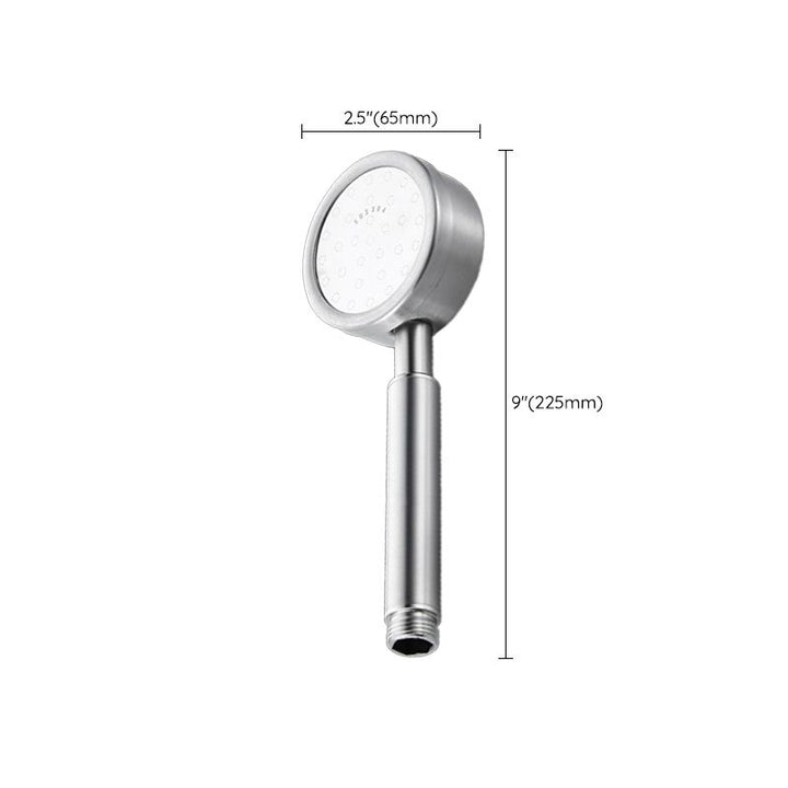 Lisslune | Stainless Steel Shower Head Modern Style Round-Shaped Shower Head