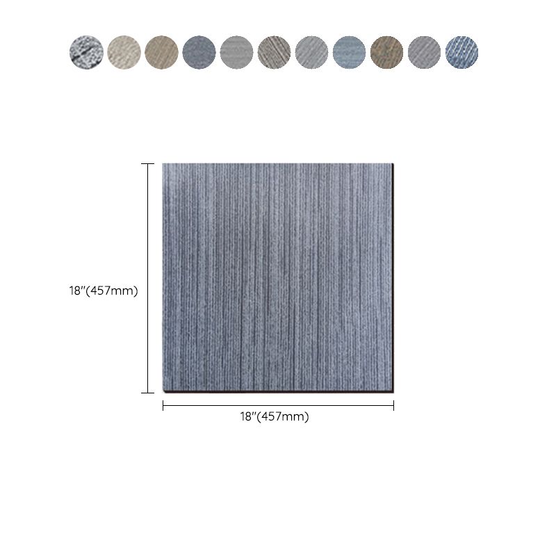 Lisslune | Square Scratch Resistant Plastic Floor Waterproof Peel & Stick Floor Tiles