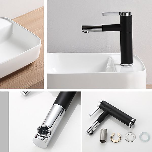 Lisslune | Glam Style Faucet Single Lever Handle Basin Faucet for the Bathroom