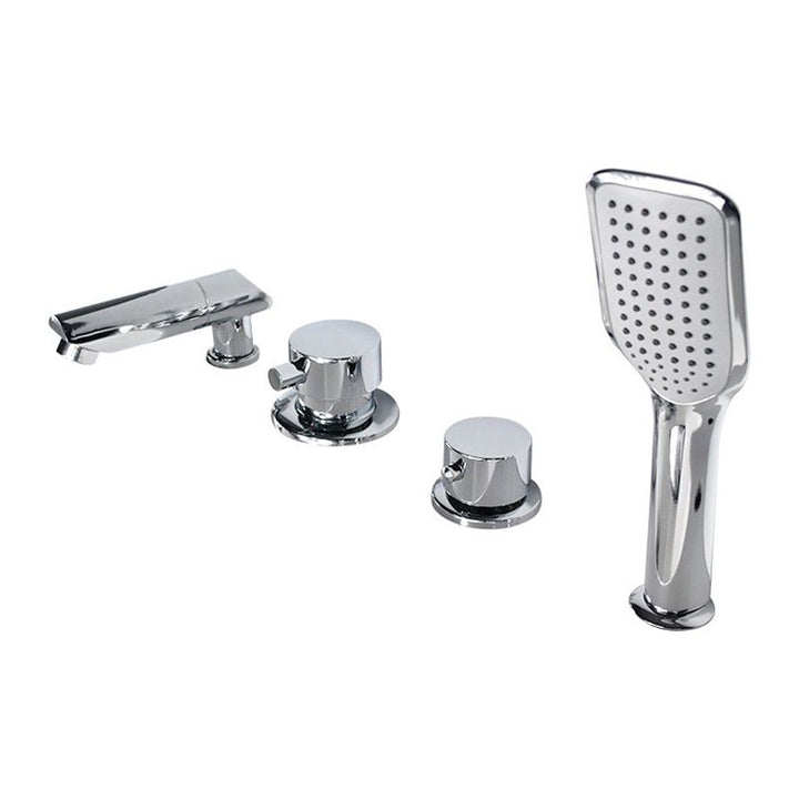 Lisslune | Contemporary Style Bathroom Faucet Metal Deck Mounted Bathroom Faucet
