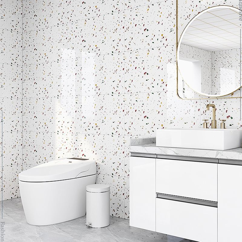 Lisslune | Contemporary Wallpaper Modern Style Bathroom Wallpaper with Rectangular Shape