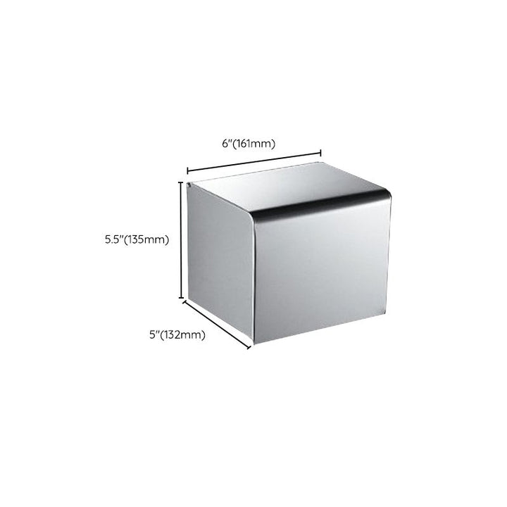 Lisslune | Chrome Modern Bathroom Hardware Set Stainless Steel Towel Hook/Towel Bar & Bath Shelf