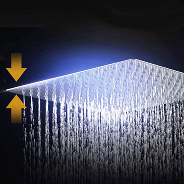 Lisslune | Large Shower Head 304 Stainless Steel Standard Spray Pattern Fixed Shower Head
