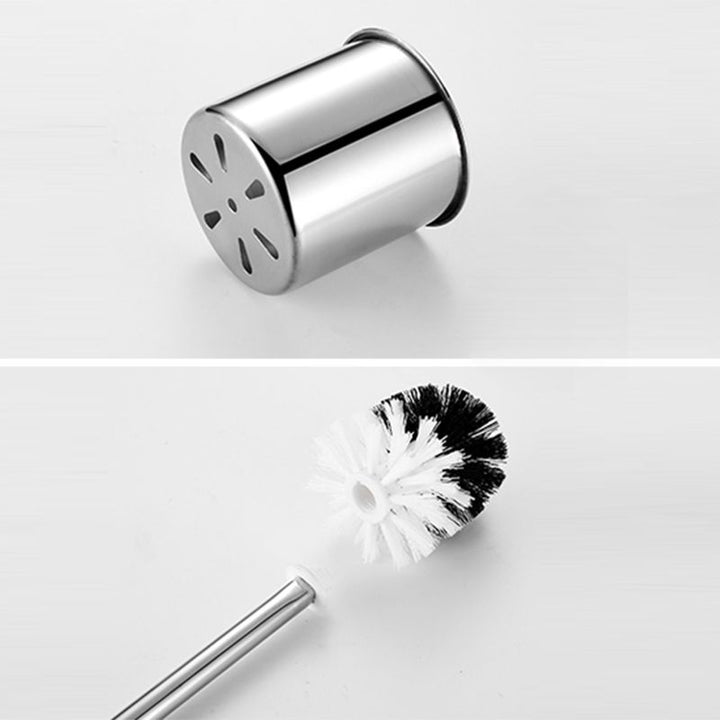 Lisslune | Silver/Black Bathroom Hardware Set Modern Bathroom Accessory Hardware Set