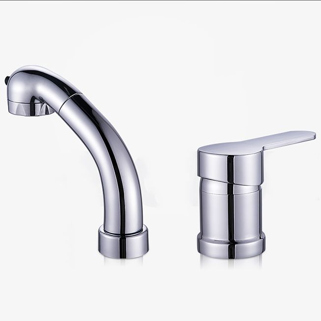 Lisslune | Vessel washbasin faucet High arc three-way spout 2-hole fittings