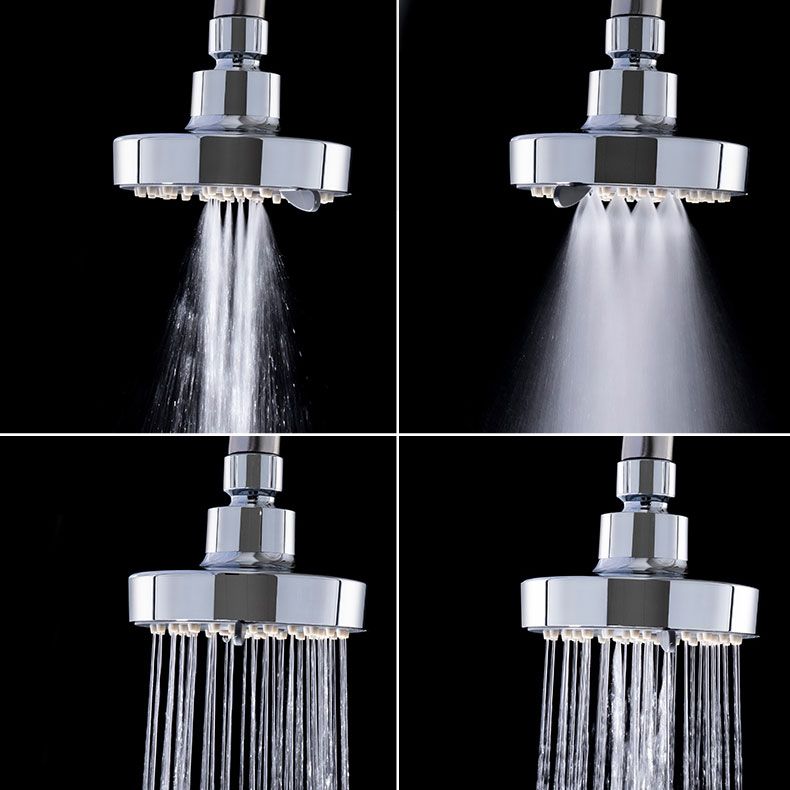 Lisslune | Round Small Upper Shower Head Wall Mount Adjustable Shower Head