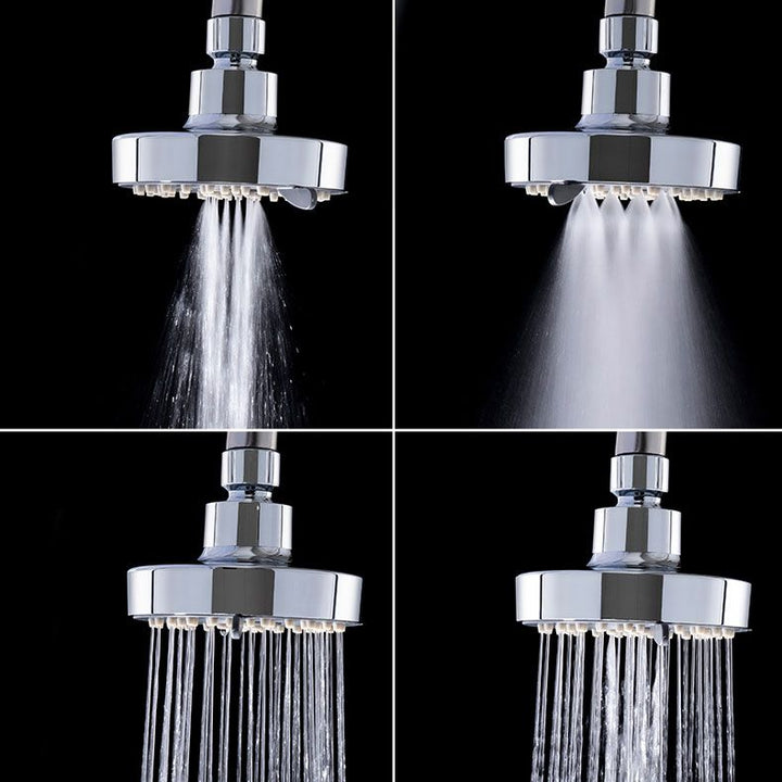 Lisslune | Round Small Upper Shower Head Wall Mount Adjustable Shower Head