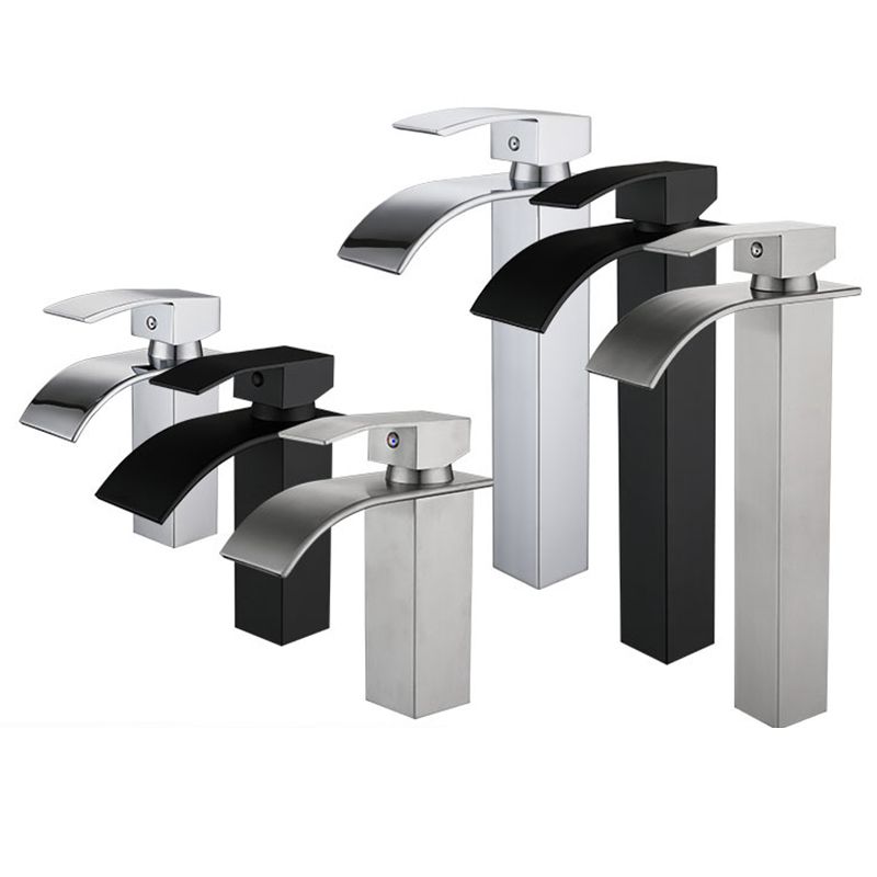 Lisslune | Waterfall Faucet Sink Bathroom Faucet Light Luxury Sink Faucet